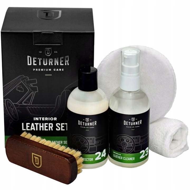 Набір для очищення й догляду за шкіряним салоном — Deturner Leather Set