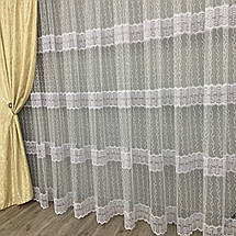 Якісний фатиновий тюль з вишивкою №4609 на відріз, фото 5