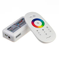 RGB контролер 18A, 12-24V, з пультом RF, для світлодіодної RGB стрічки, 3 канали по 6А