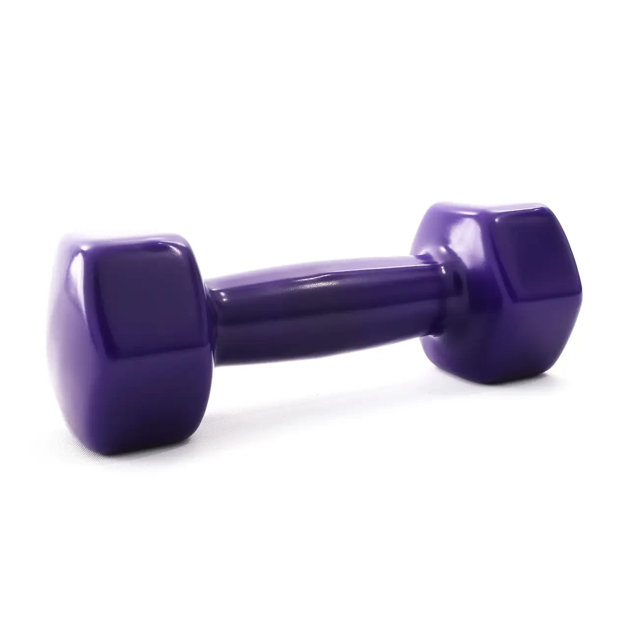 Гантели для фитнеса 6кг с виниловым покрытием для тренировок SP-Sport 3042-6 2 шт по 3 кг Violet - фото 4 - id-p1640648327