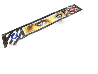 TP 95.47.60 Бризговик гумовий причепа на ФУРИ (МЕТЛА) (350х2400) з малюнком ГЛАЗА (TEMPEST)