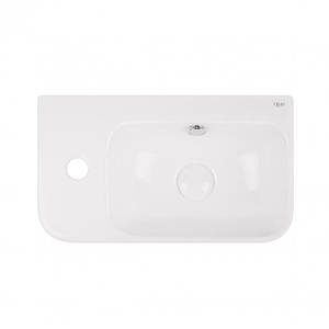 Раковина Qtap Tern 450х260х155 White з донним клапаном