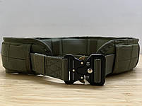 РПС пояс тактичний із застібкою кобра і системою Молле Belt2 оливковий, фото 4