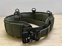 РПС пояс тактичний із застібкою кобра і системою Молле Belt2 оливковий, фото 3