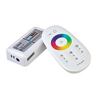RGBW контроллер 24A, 12-24V, с пультом RF, для светодиодной RGBW ленты