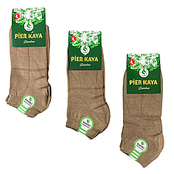 Шкарпетки чоловічі "Pier Kaya" bambu, демісезонні. 40-45р. Коричневі.