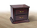 Тумба приліжкова в спальню з натурального дерева Флоренція Еліт Мікс Меблі Каштан, фото 2