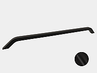 Турецкая мебельная ручка Fence Bravo 384мм черная матовая для кухни, комодов и других ящиков