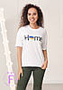 Жіноча футболка вільного крою з принтом "Home" | Розпродаж моделі, фото 8