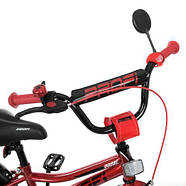 Велосипед дитячий PROF1 18д. Y18221, червоного кольору, фото 3