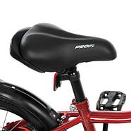 Велосипед дитячий PROF1 18д. Y18221, червоного кольору, фото 5