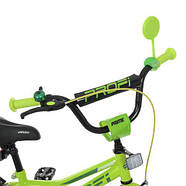 Велосипед дитячий PROF1 14д. Y14225-1, салатового кольору, фото 3