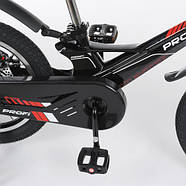 Велосипед дитячий PROF1 16д. LMG16235-1, чорного кольору, фото 5