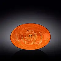 Блюдо овальное глубокое Wilmax SPIRAL ORANGE 30х19,5х7см WL-669341/A