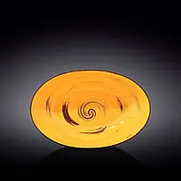 Блюдо овальное глубокое Wilmax SPIRAL YELLOW 30х19,5х7см WL-669441/A