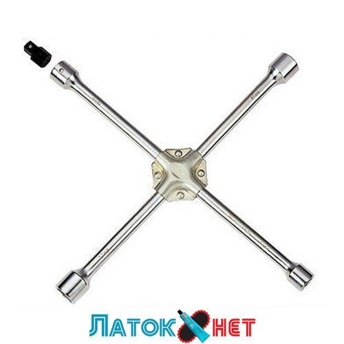 Ключ балконний хрестовий 17 мм x 19 мм x 21 мм x 22 мм 19911722 KingTony 400 мм, фото 1