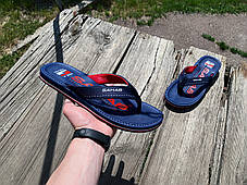 Чоловічі в'єтнамки SAHAB Сахаб Navy-Red сині Оригінал, фото 3