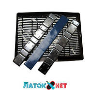 Вантаж самоклейний низький 4 х 10 г + 4 х 5 г метал блакитна стрічка, фото 2