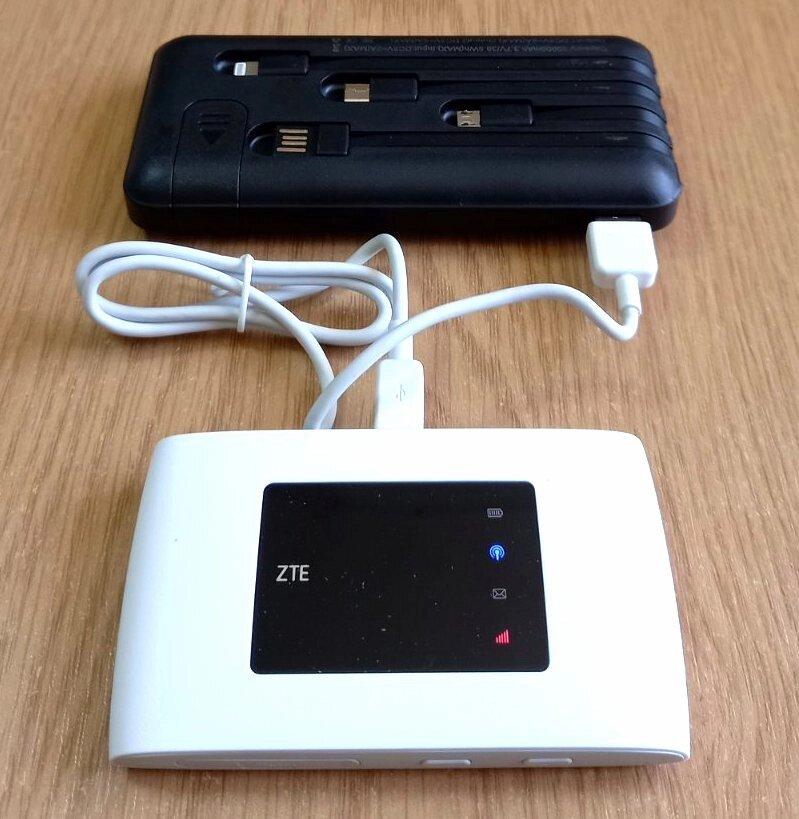 2G/3G/4G LTE MIMO роутер ZTE MF 920U з повербанком Power Bank HY-5 20000 мАг