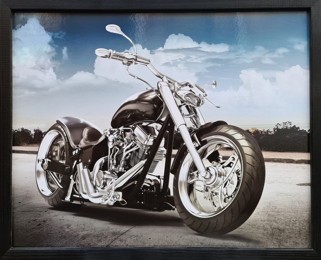 Фотокартина в дерев'яній рамі Bike 2 40х50 см POS-4050-212