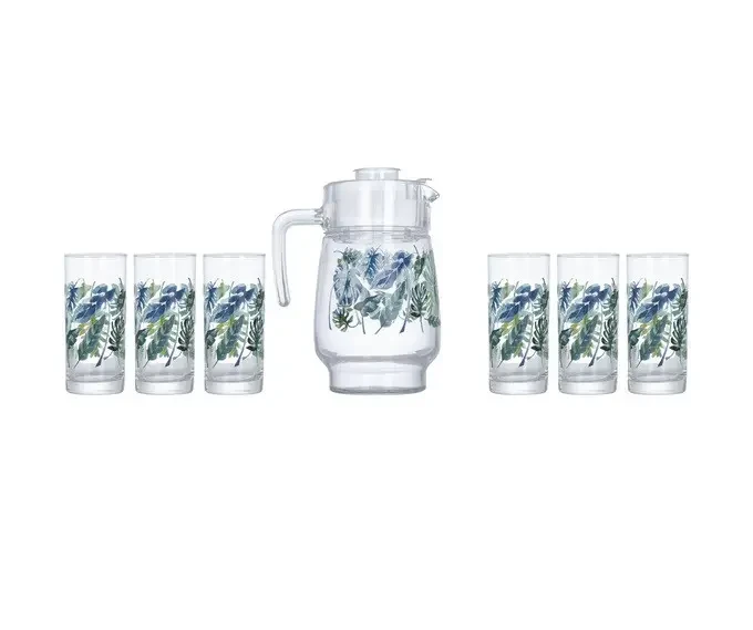 Комплект Luminarc ATROPICAL FOLIAGE для напоїв 7 предметів (P4821)