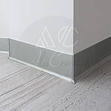 Кут зовнішній для плінтуса 80 мм, метал анодований, фото 4