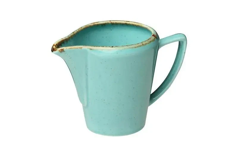 Молочник 150мл. з ручкою порцеляновий, бірюзовий Seasons Turquoise, Porland