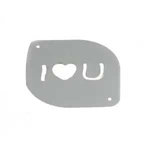 Трафарет для капучіно "Я люблю тебе"