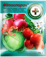 Биоунгицид Фітоспорин 10 г, ля квітів, томатів, огірків, комнатеых рослин, Кішонський
