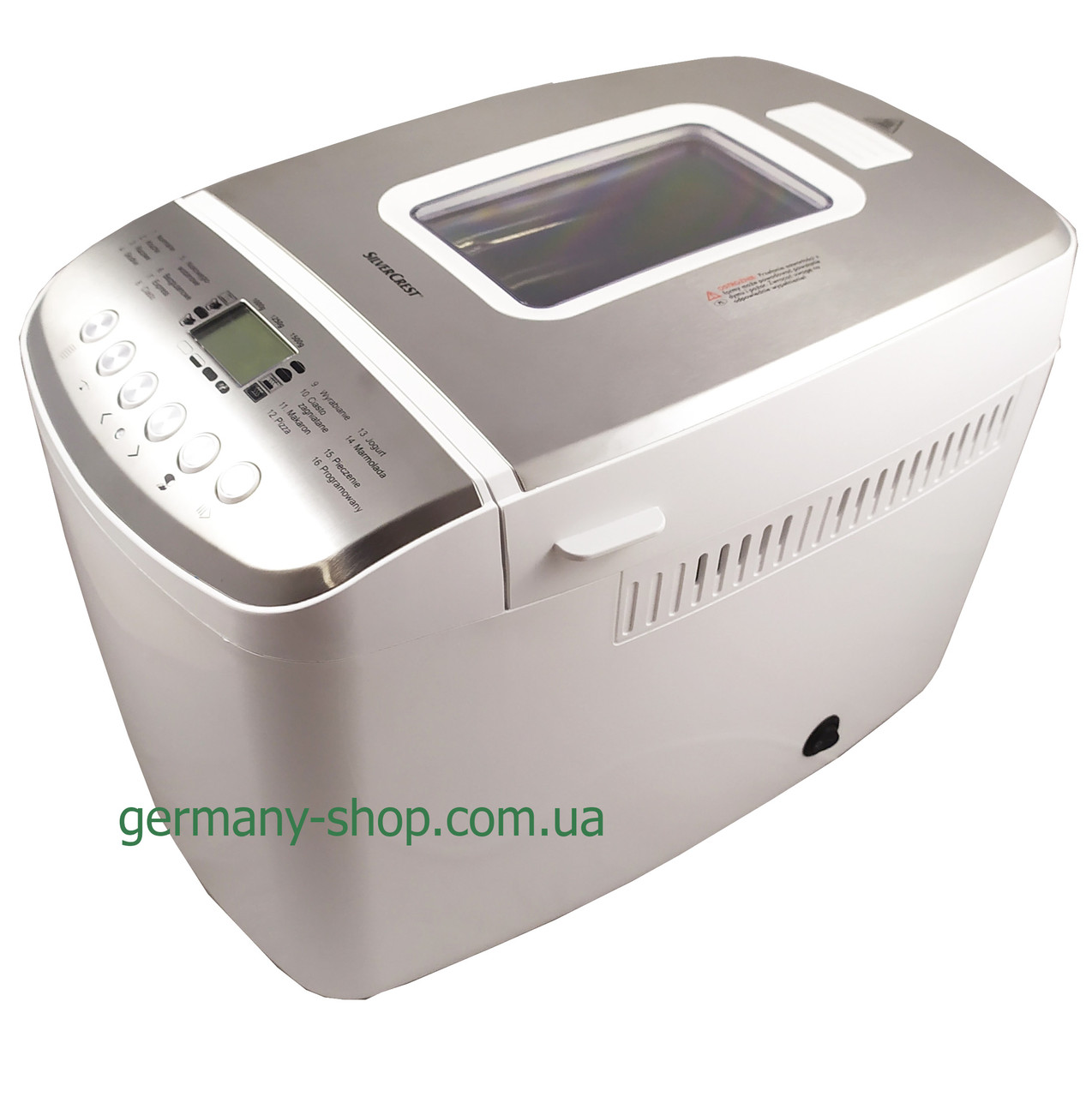 Нова німецька хлібопічка з Німеччини на 1,5 кг Silver Crest SBB 850 F2 з гарантією