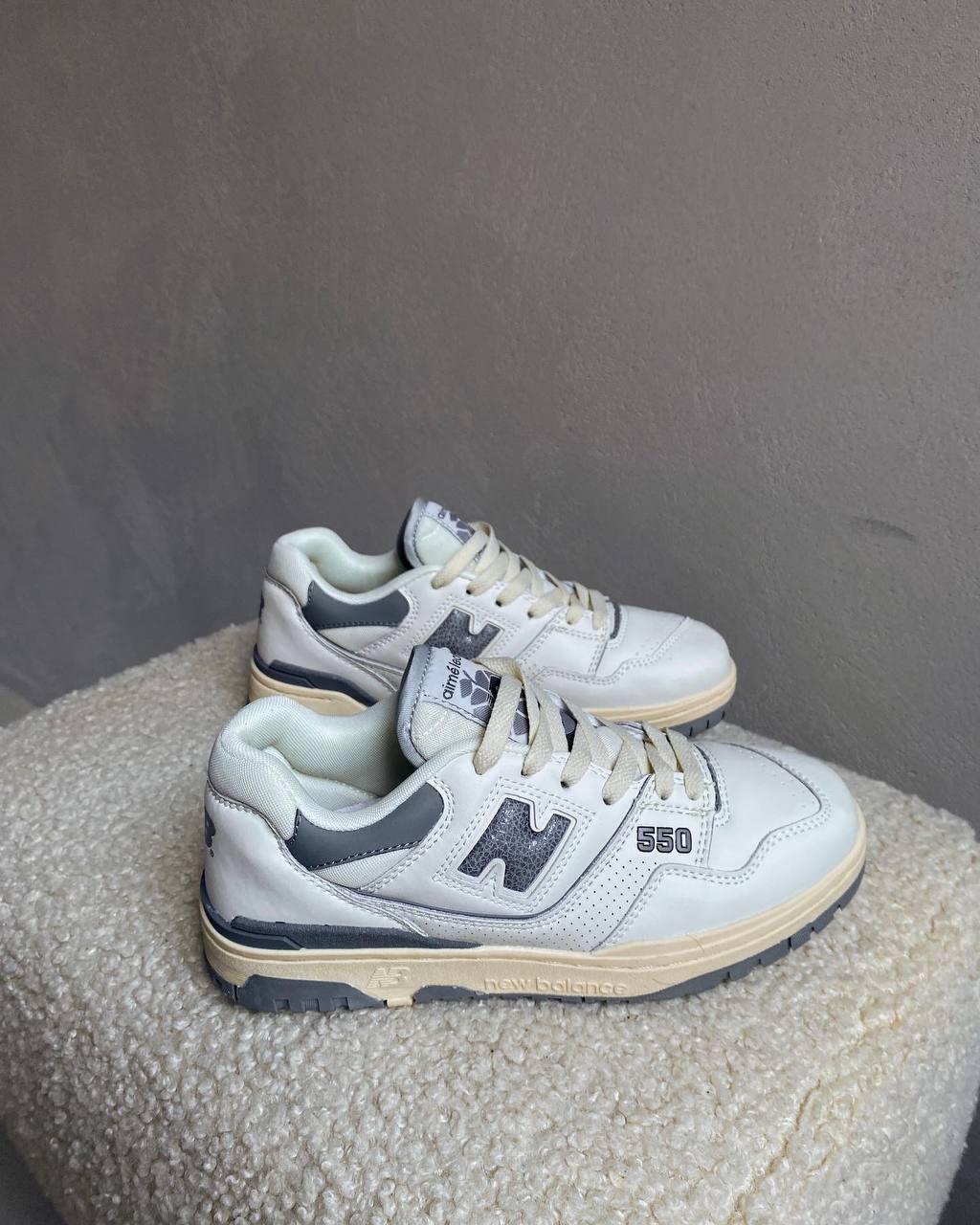 Кросівки чоловічі сірі New Balance 550 (08095), фото 1