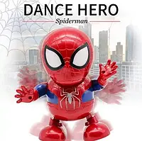 Музыкальный Робот Человек Паук (танцует, ходит, световой эффект, музыкальные треки) Dance Hero LD 155 E