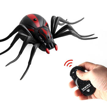Чорний Павук на радіокеруванні (підсвічування очей, рухається, крутиться) 9915 (72/2)