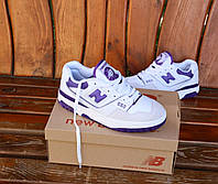 Мужские Кроссовки New Balance 550 White Violet 40-41-43