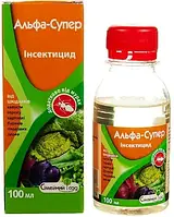 Інсектициди Альфа супер, 100 мл для пшениці, люцерни, картоплі Сімейний Сад