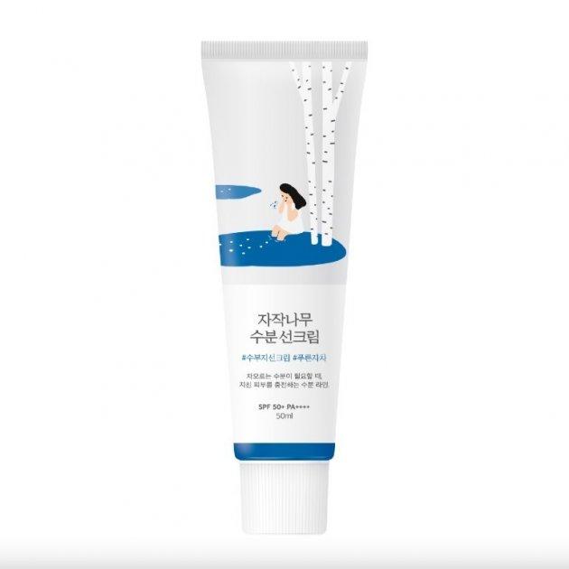 Сонцезахисний зволожуючий крем з березовим соком ROUND LAB Birch Juice Moisturizing Sunscreen 50 мл