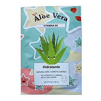 Маска для лица Bioska Aloe Vera с витамином B6 увлажняющая 25 мл