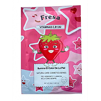 Маска для лица Bioska Fresa с витамином C, В1, В2 осветляющая 25 мл