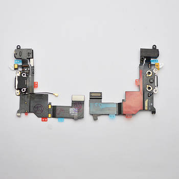 Шлейф iPhone 5s з чорним роз'ємом живлення, HF APN:821-1667-A Original