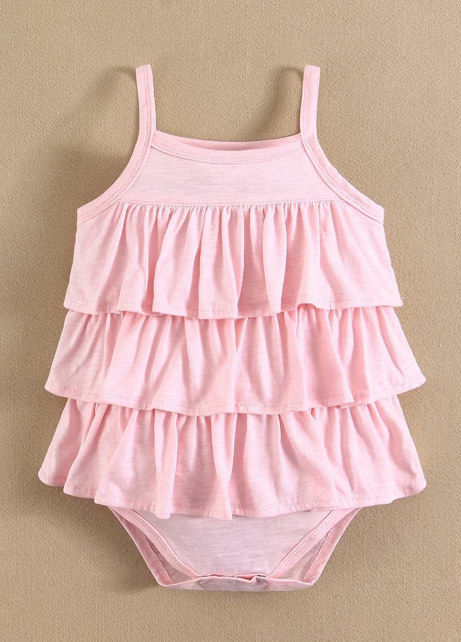 Боді на дівчинку 9 місяців з рюшами