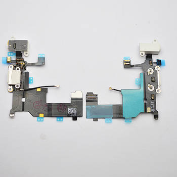 Шлейф iPhone 5 з білим роз'ємом живлення,HF APN:821-1417-A Original