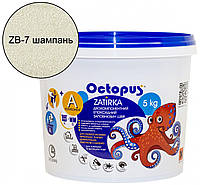 Двухкомпонентная эпоксидная затирка для плитки и мозаики ТМ "OCTOPUS", цвет шампань 5 кг.