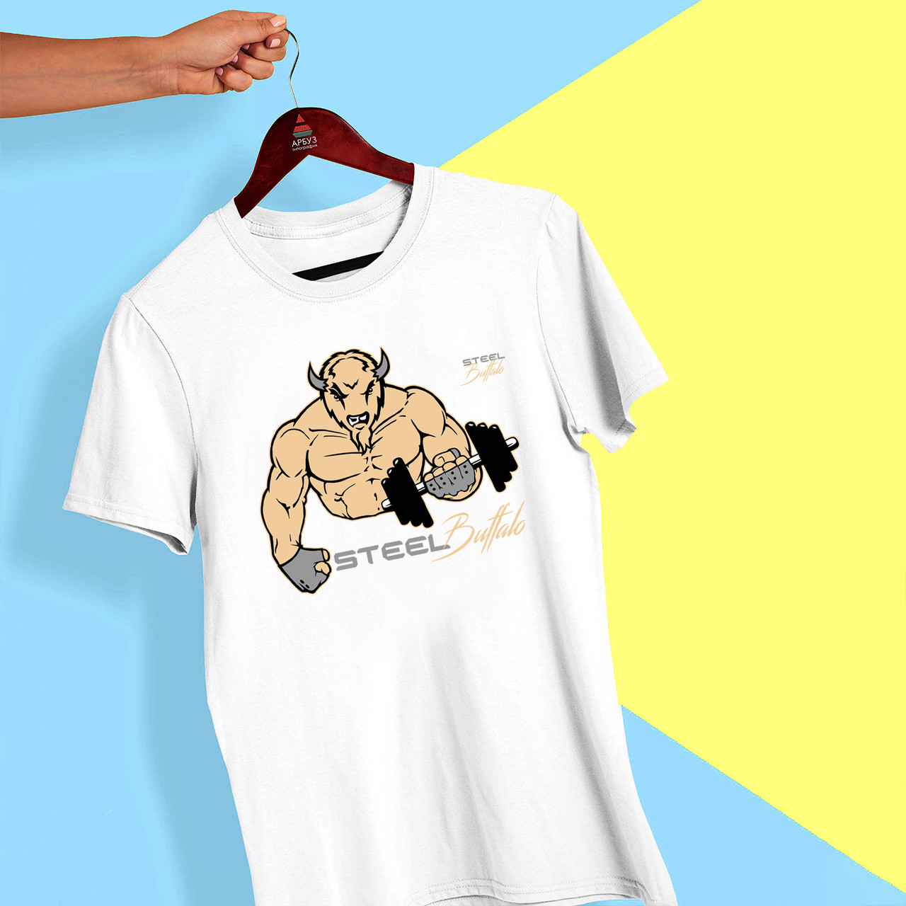 Футболка з принтом "Steel Buffalo" Push IT