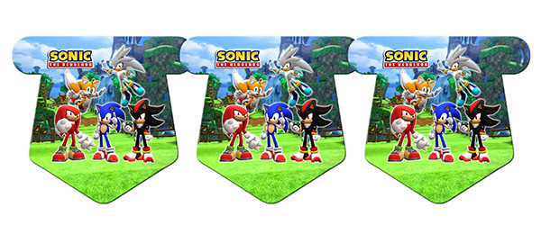 "Сонік" - Вимпел Прапорці, 18 прапорців., фото 1