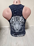Майка для підлітків Туреччина Тигр Paradise 10-18 років темно-синя, фото 2