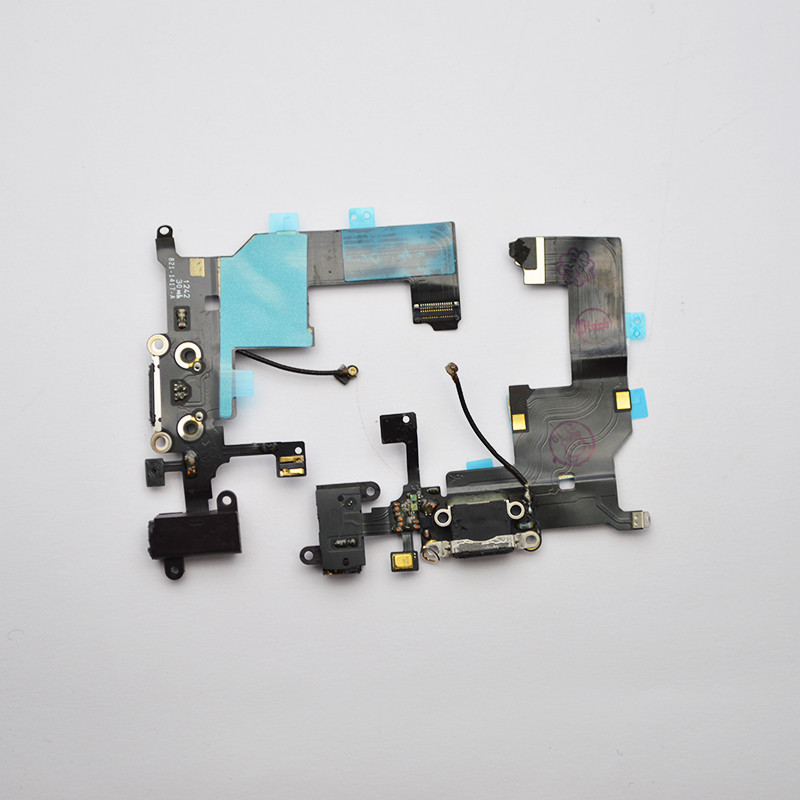 Шлейф iPhone 5 з чорним роз'ємом живлення,HF APN:821-1417-A Original