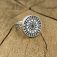 Срібний перстень Чорне Сонце