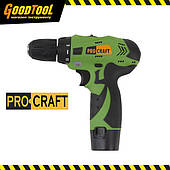 Акумуляторний шуруповерт Procraft PA12LiS