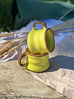 Чашка 200 мл, "Yellow коричневий мікс"