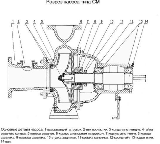 Насос СМ 100-65-200а/2 - фото 4 - id-p1640817516